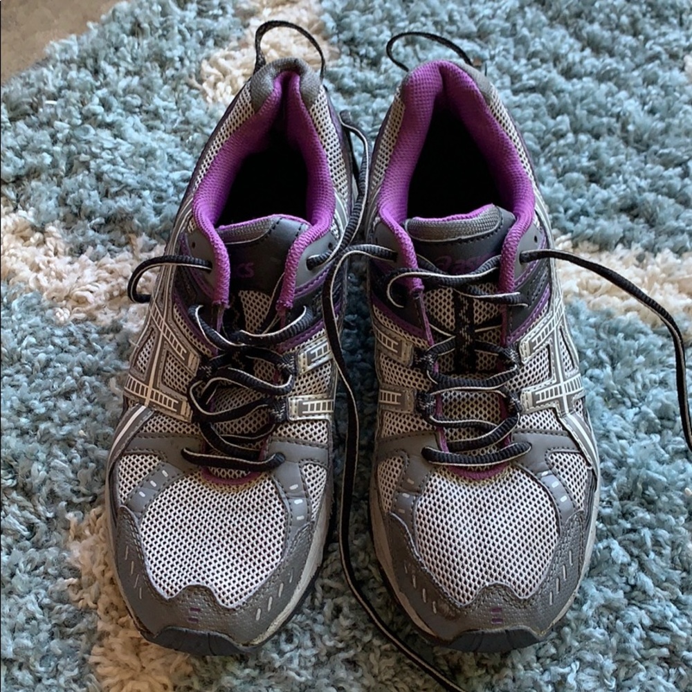 Gently worn sneakers